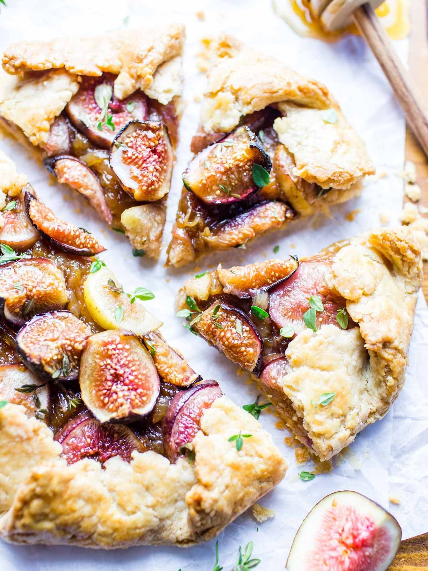 Caramelized Onion & Fig Galette with Goat Cheese