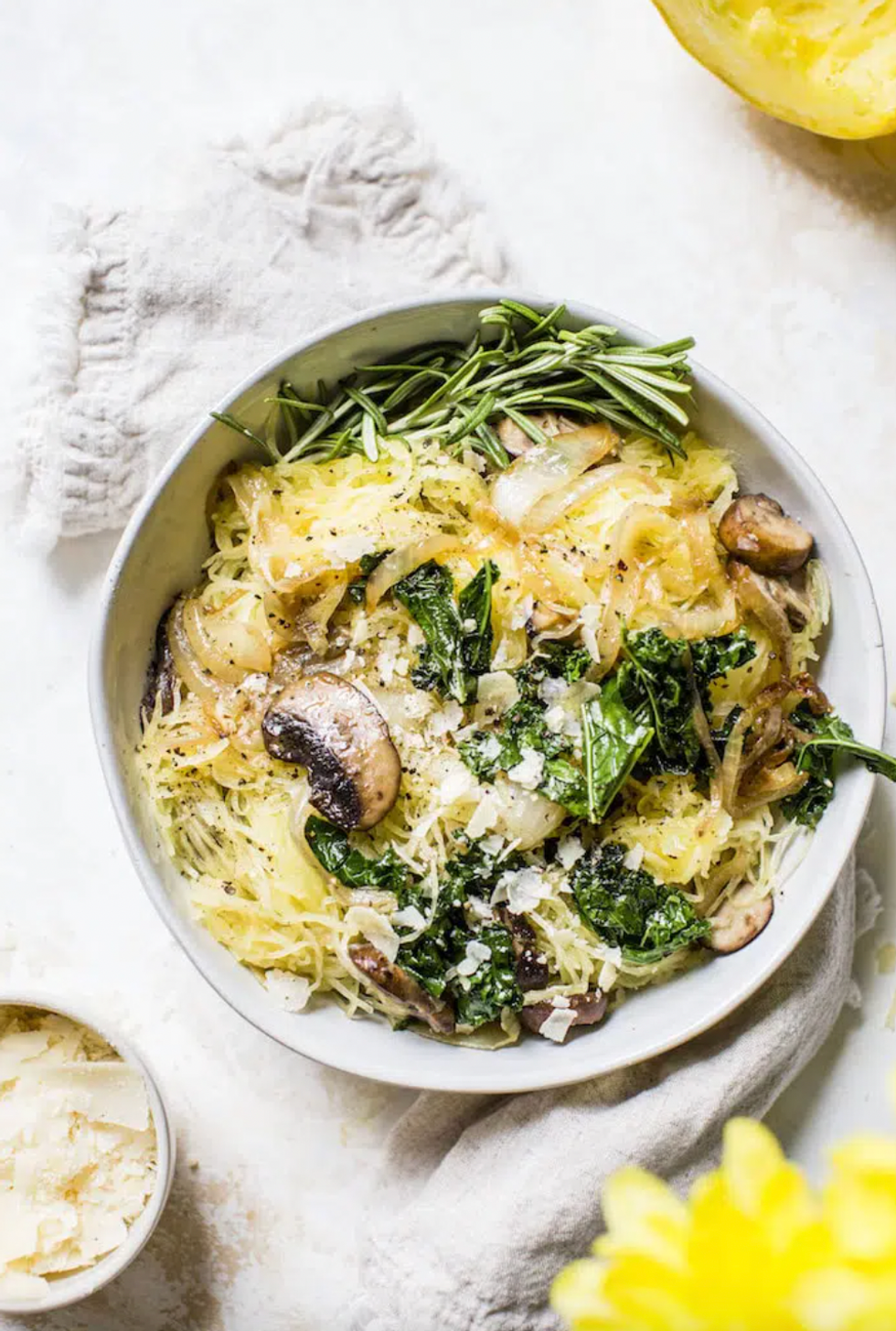 Caramelized Onion Spaghetti Squash