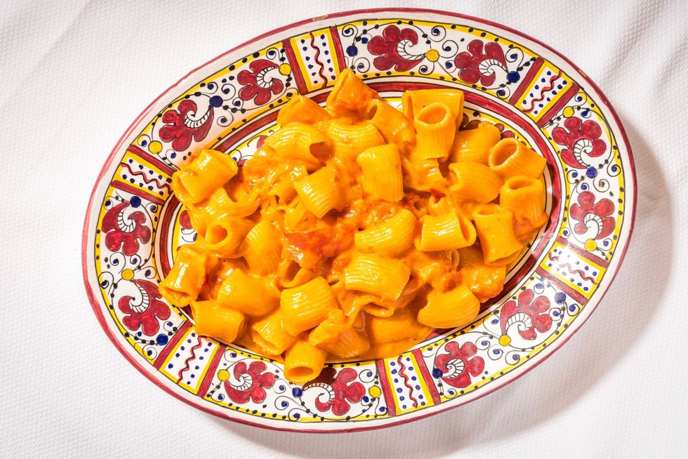 Carbone spicy rigatoni NYC