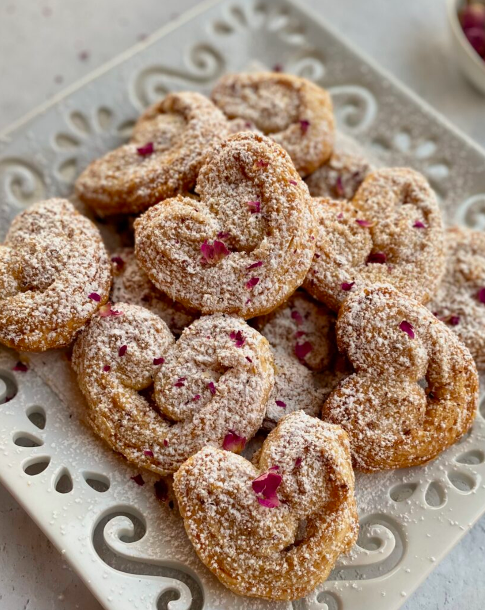 Cardamom & Rose Palmiers