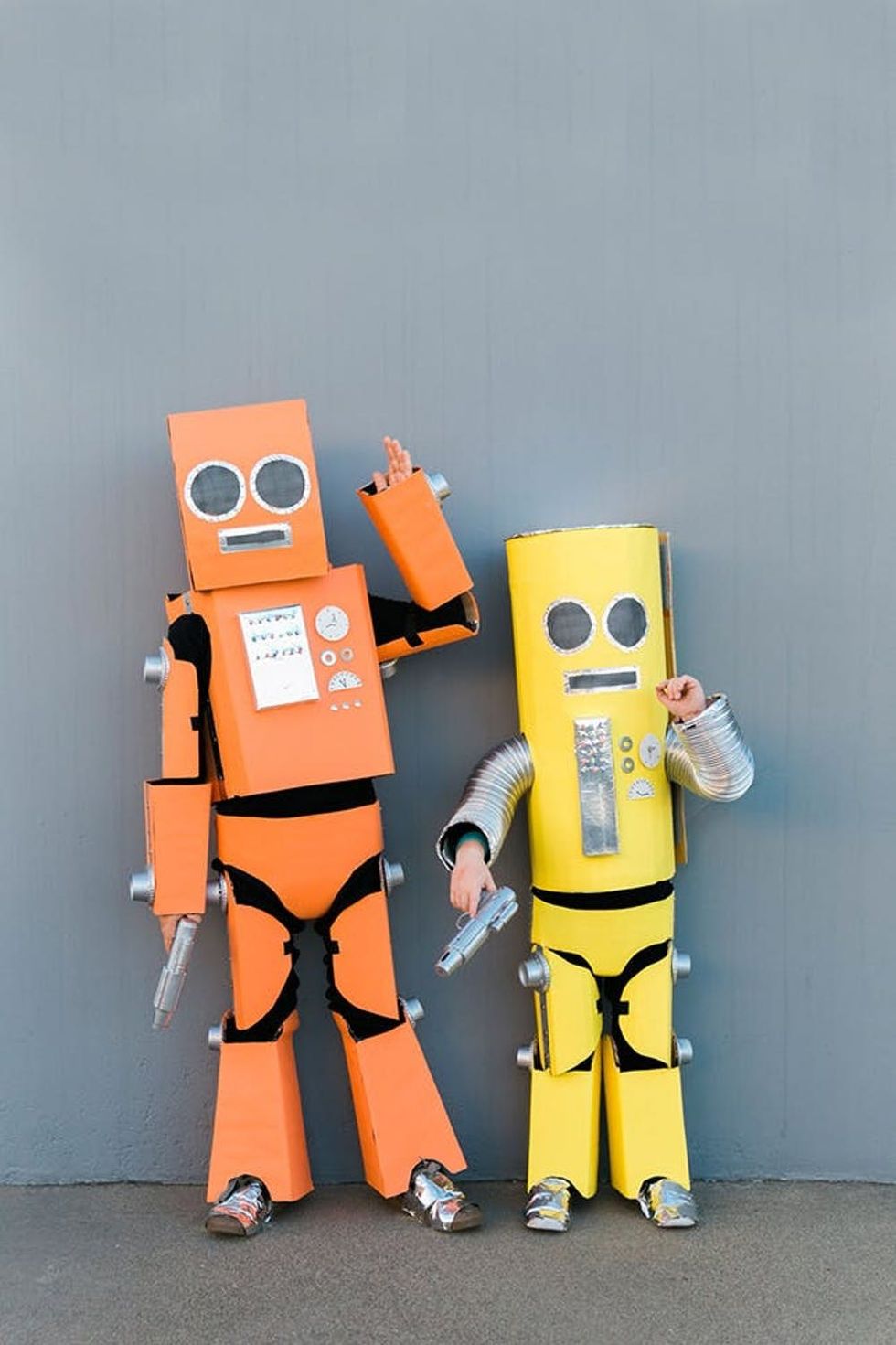 cardboard robot costume