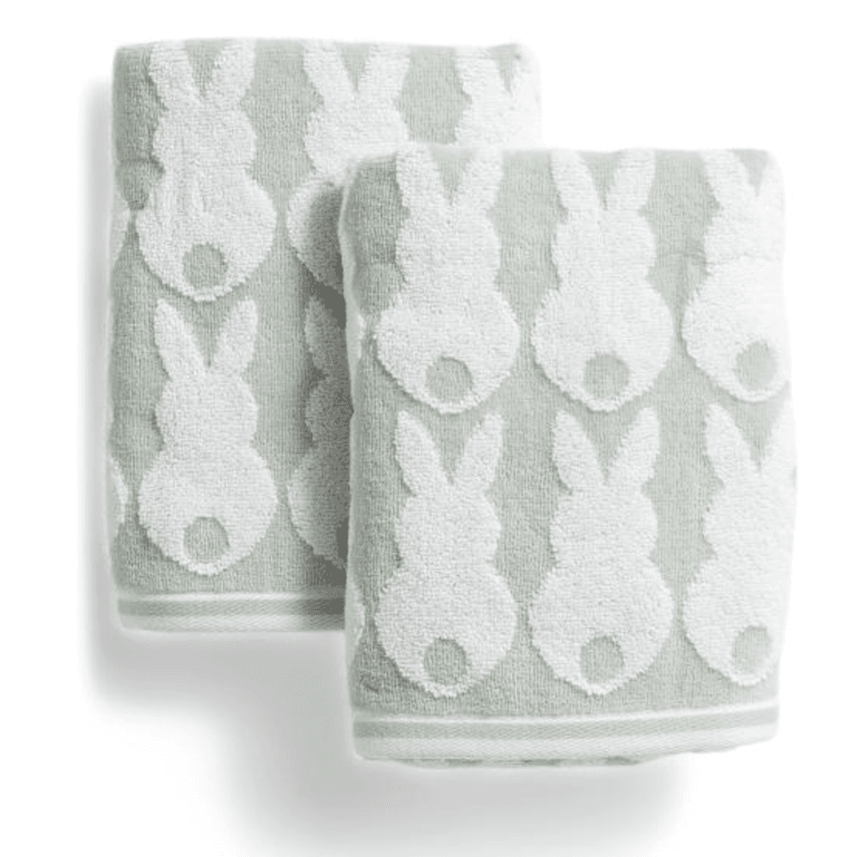 Caro Home Bunny Hand Towel