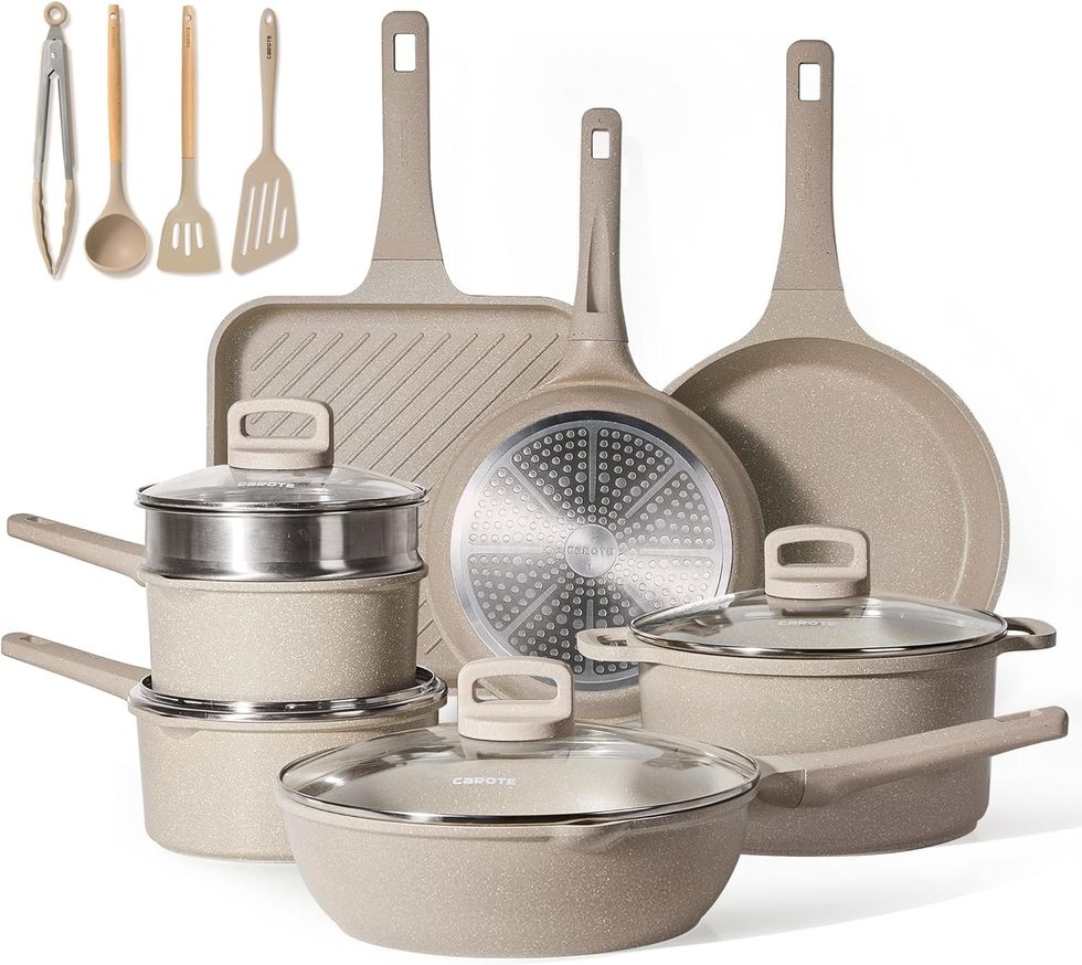 Carote 16-Piece Non-Stick Pots and Pans Set