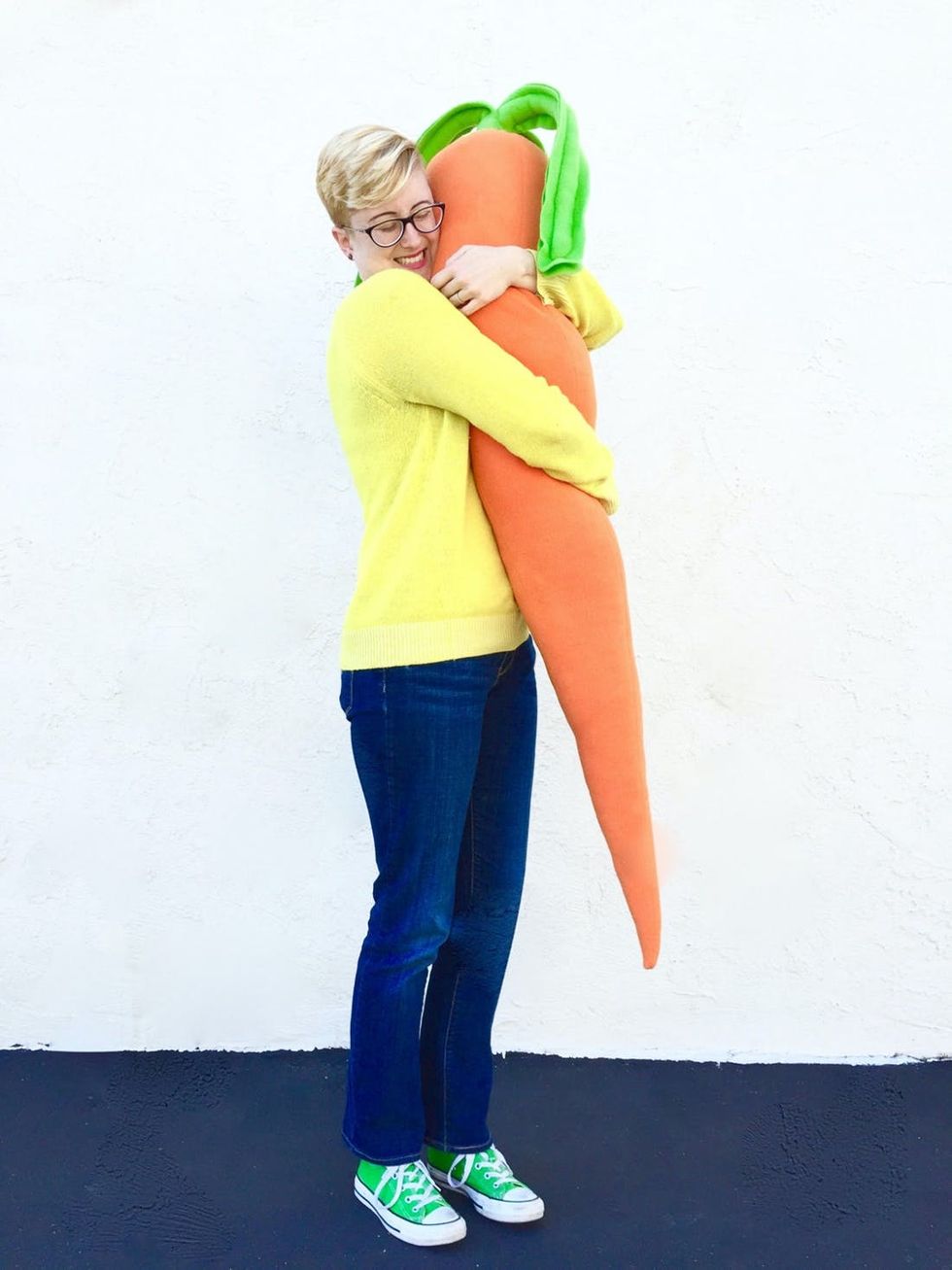 Carrot Body Pillow White Elephant Gift Idea