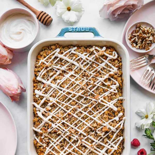 Carrot Cake Baked Oatmeal