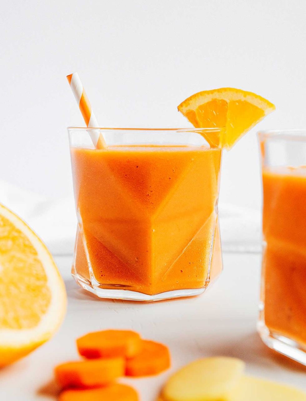 Carrot Smoothie with Ginger Citrus