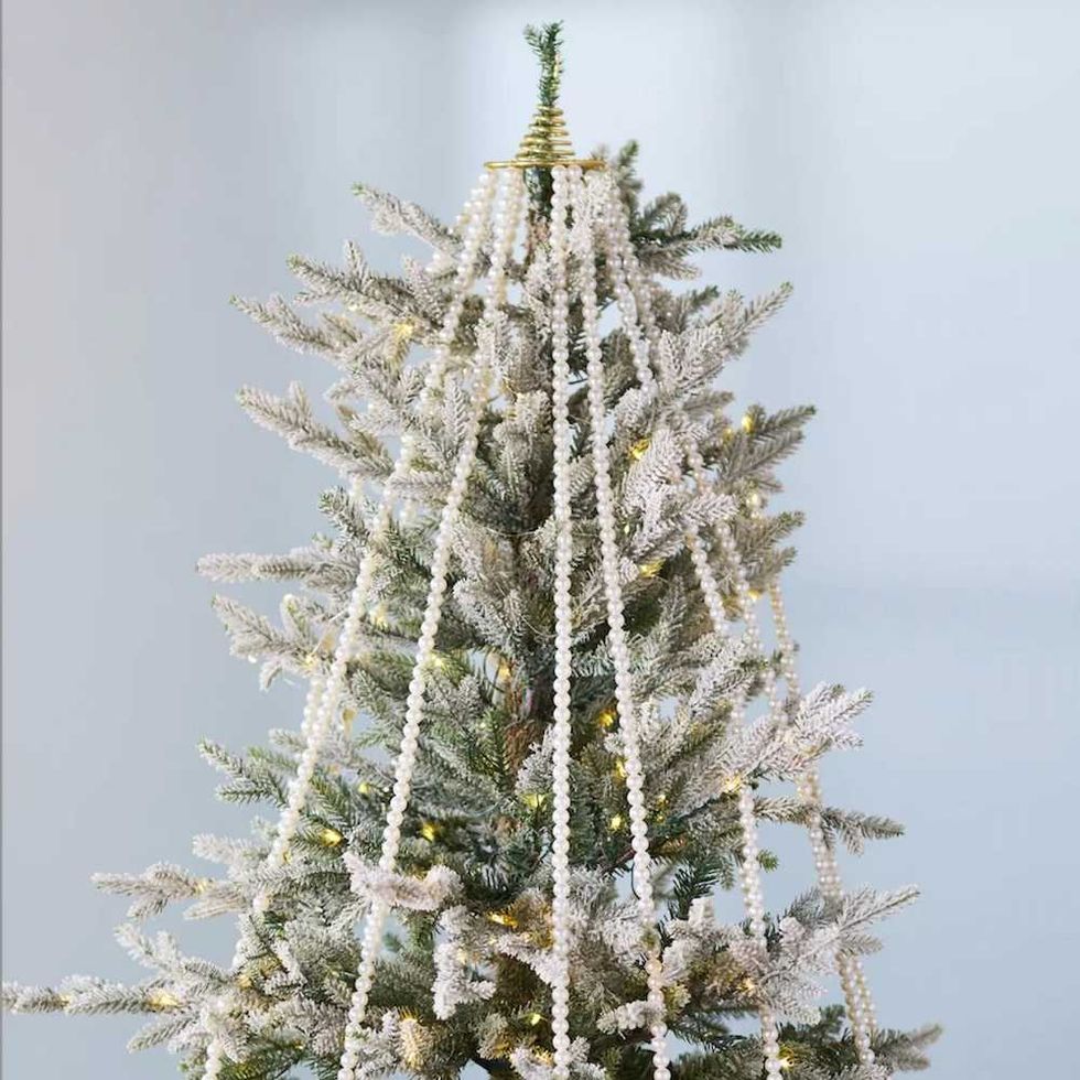 Cascading Pearl Tree Topper
