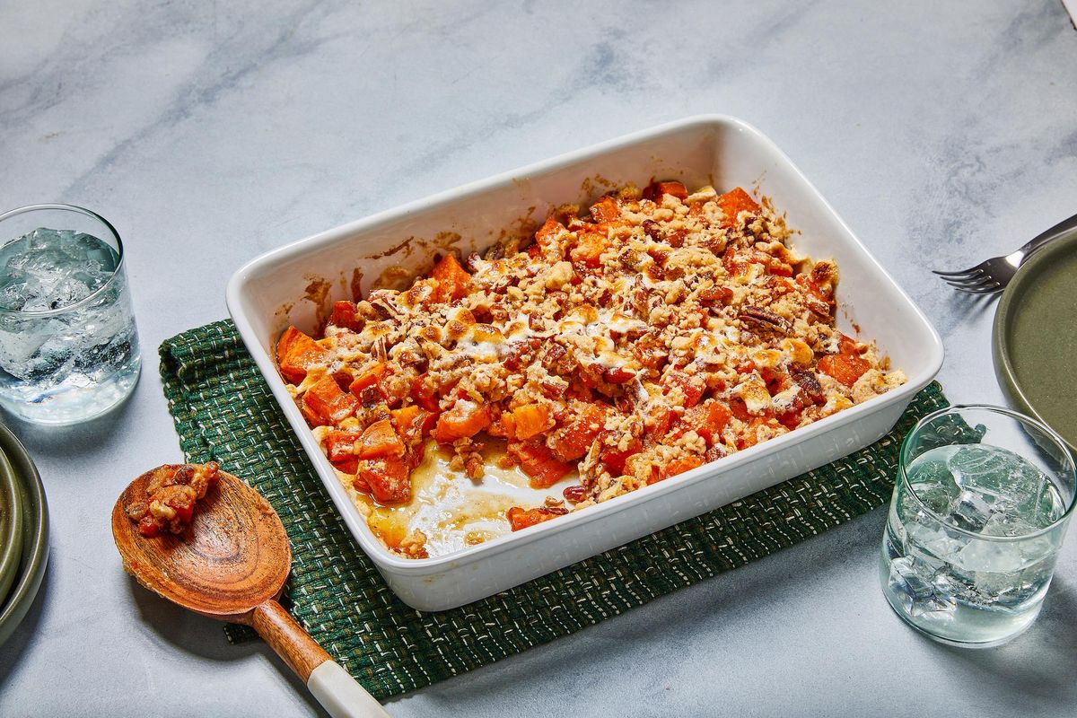 casserole thanksgiving plating techniques