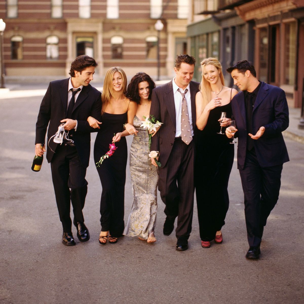 cast of friends walking down the street fangirl mentality and chaos theory