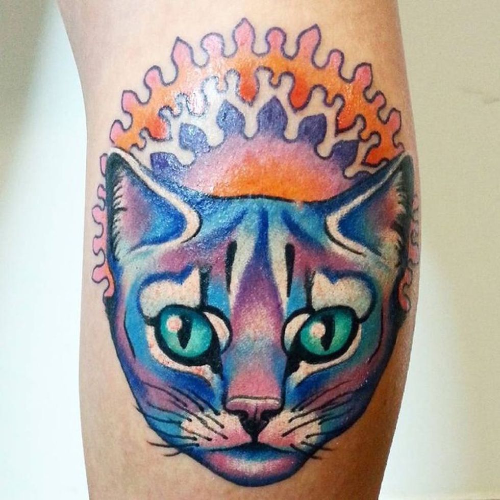 cat tattoo