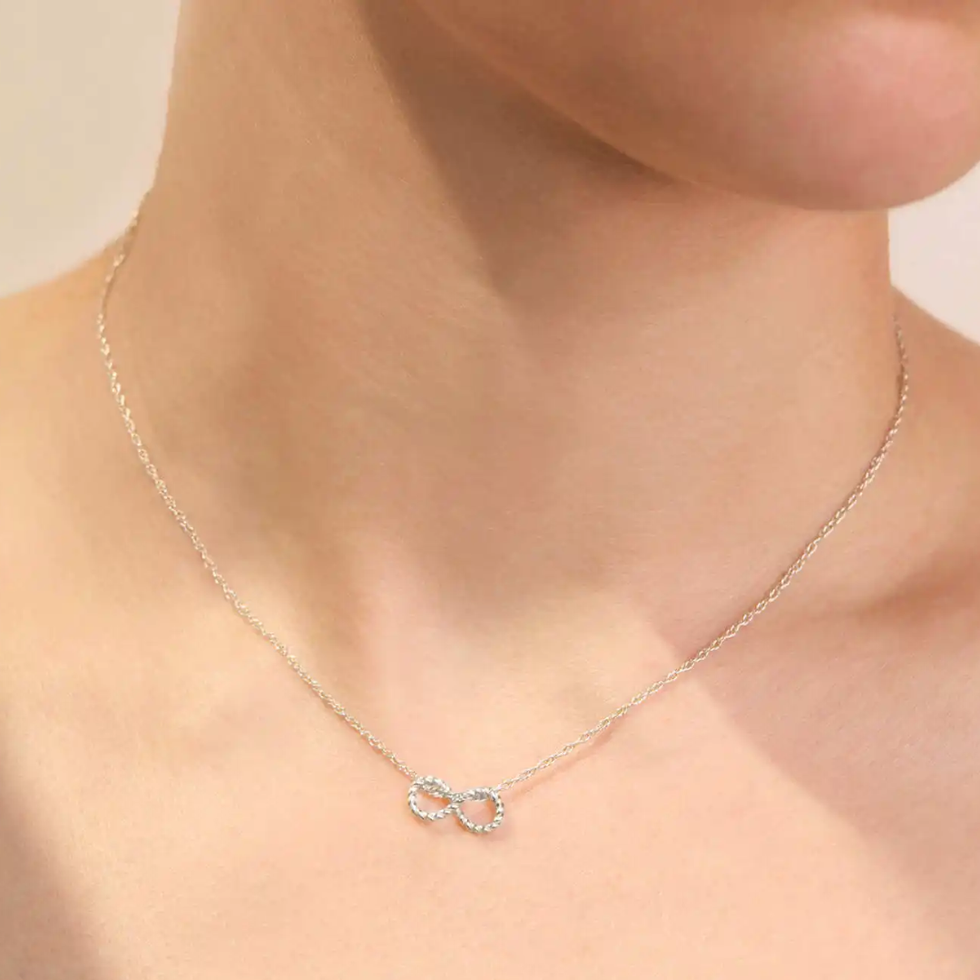 Catbird x The Summer I Turned Pretty Love Knot Silver Infinity Charm