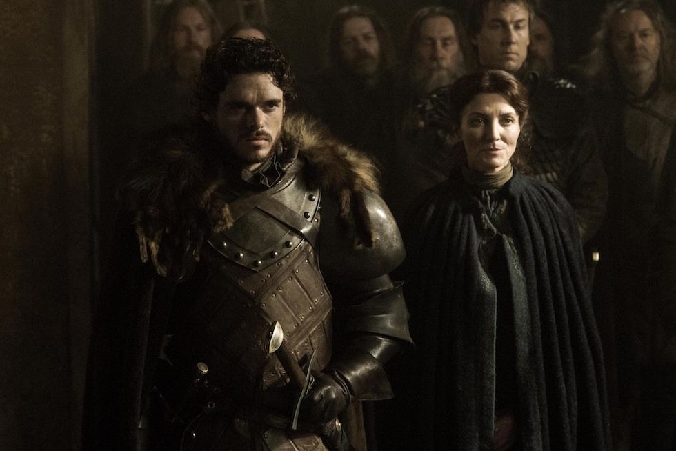 Catelyn and Robb Stark game of thrones