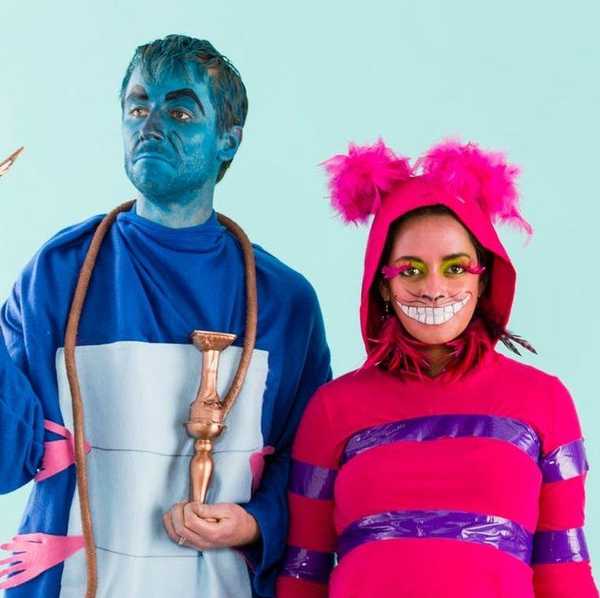 Caterpillar and Cheshire Cat from Alice in Wonderland