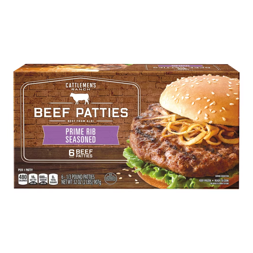 Cattlemen's Ranch Prime Rib Seasoned Beef Patties