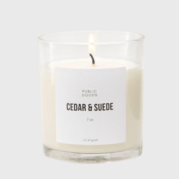 Cedar & Suede fall candle