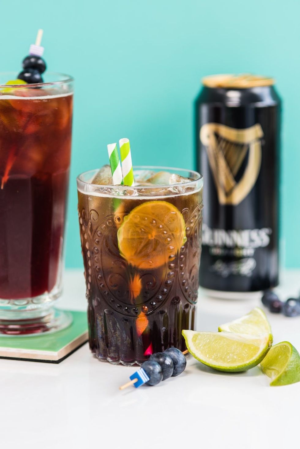 Celebrate St. Patrick's Day with a Guinness Dark and Stormy cocktail