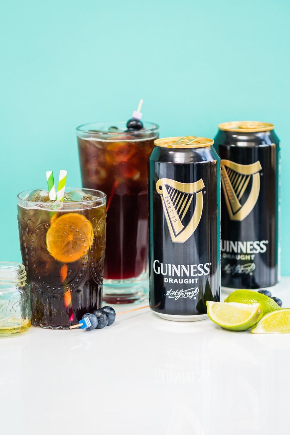 Celebrate St. Patrick's Day with a Guinness Dark and Stormy cocktail