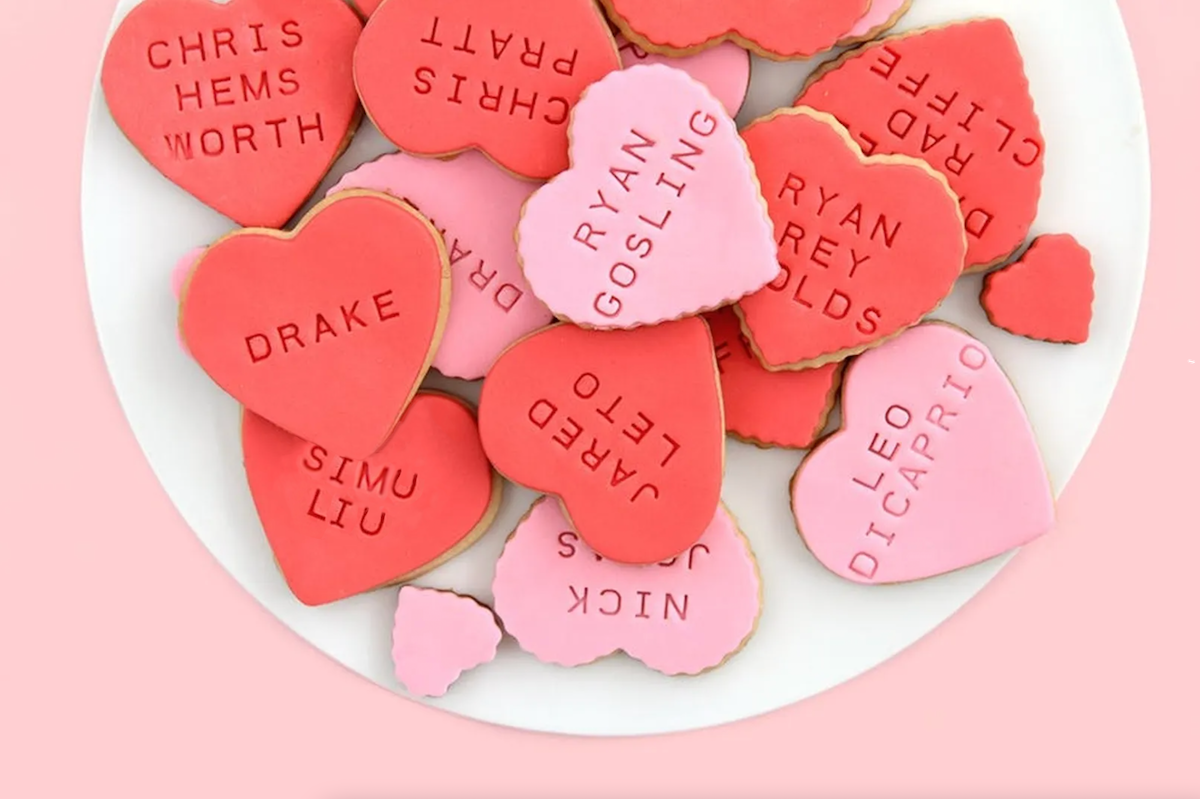 celebrity crush cookies for valentine's day 2023