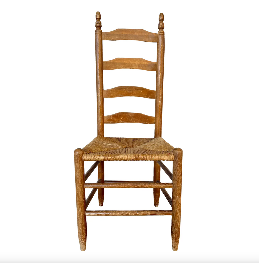 Chairish Mid-20th Century Vintage Ladder Back Chair\u200b