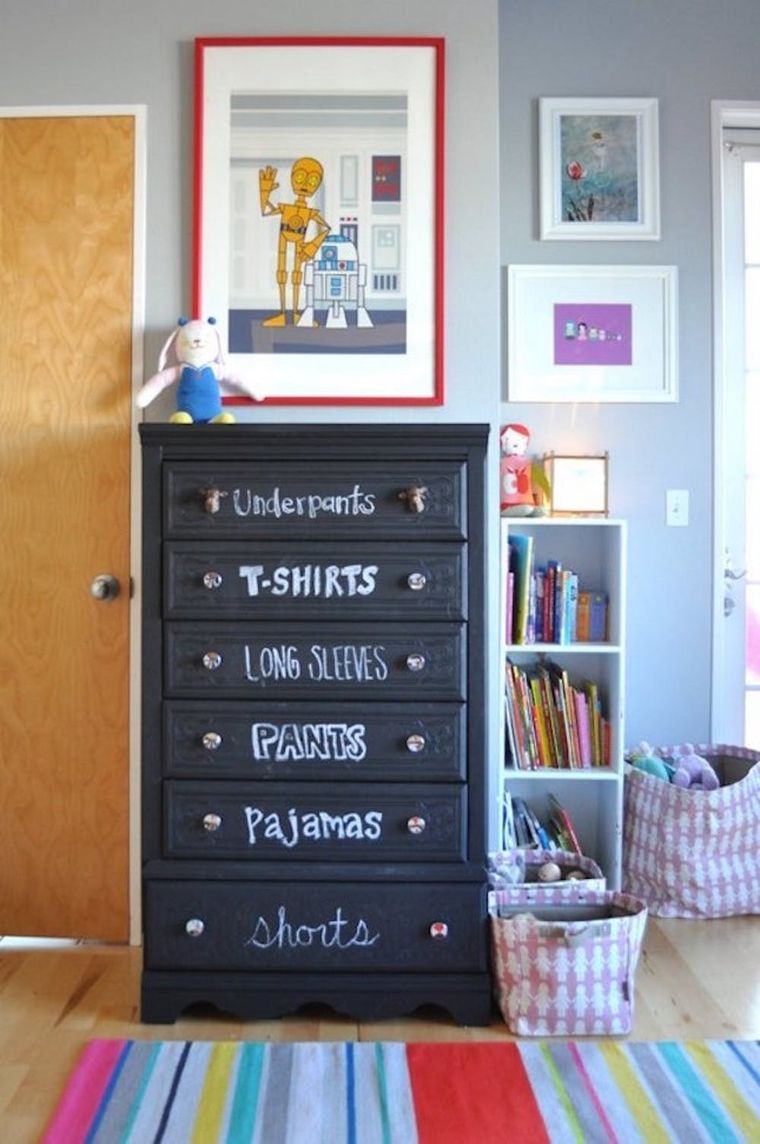 Fun ways to create a chalkboard wall in a kids room - Petit & Small