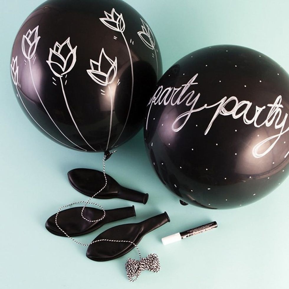 Chalkboard Pen Balloons