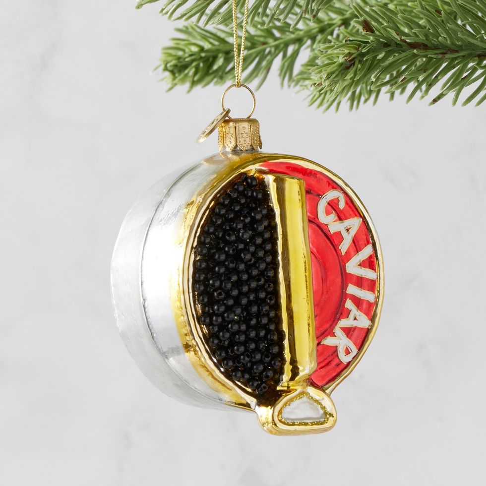 Champagne & Caviar Party Ornament Collection
