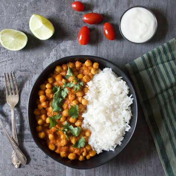 Chana Masala made in crockpot