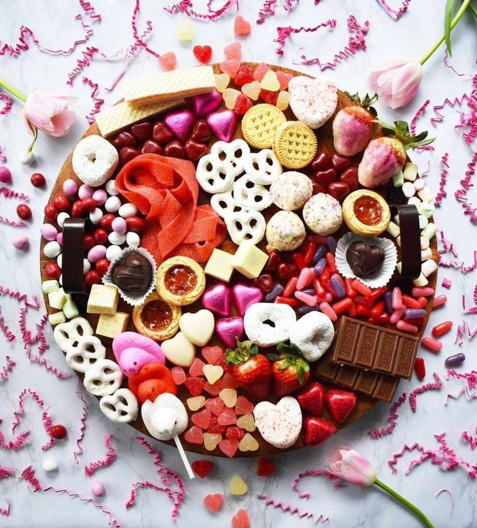charcuterie board for valentine's day 2024