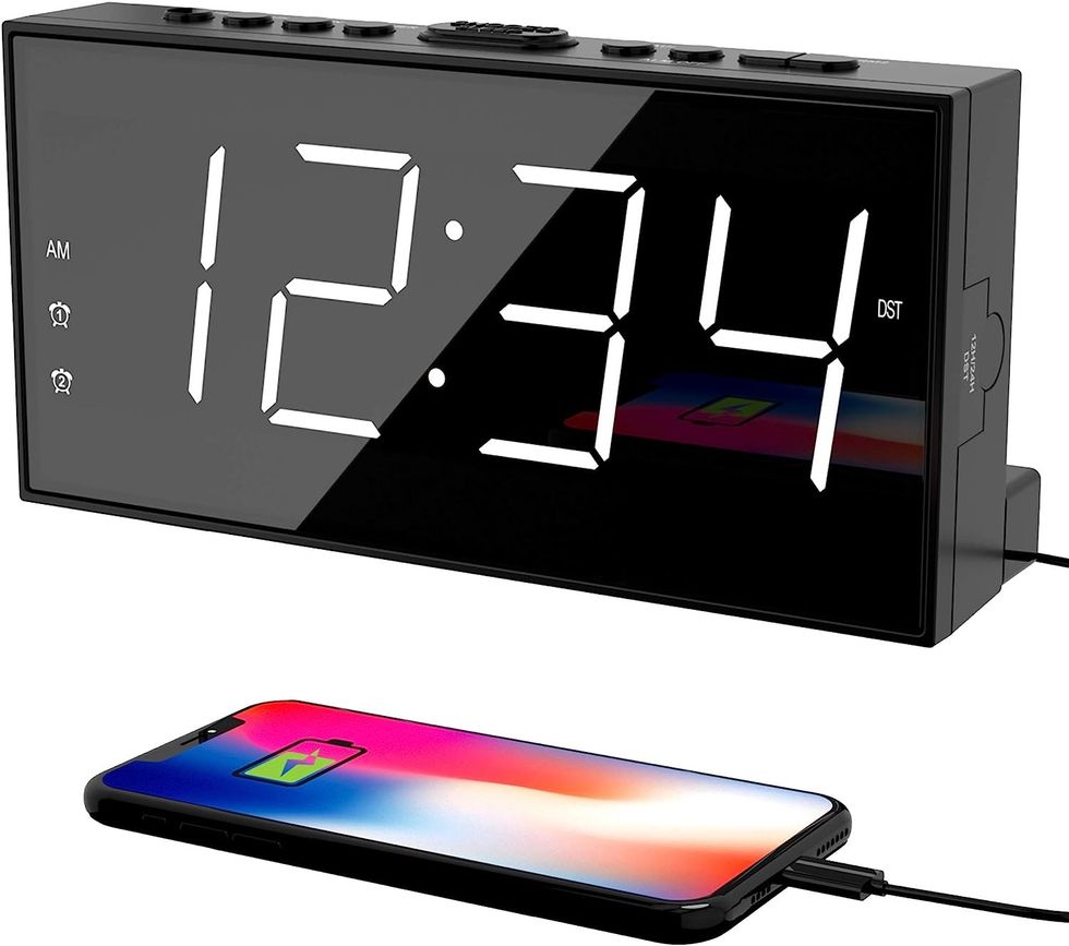 Charging Port Alarm Clock