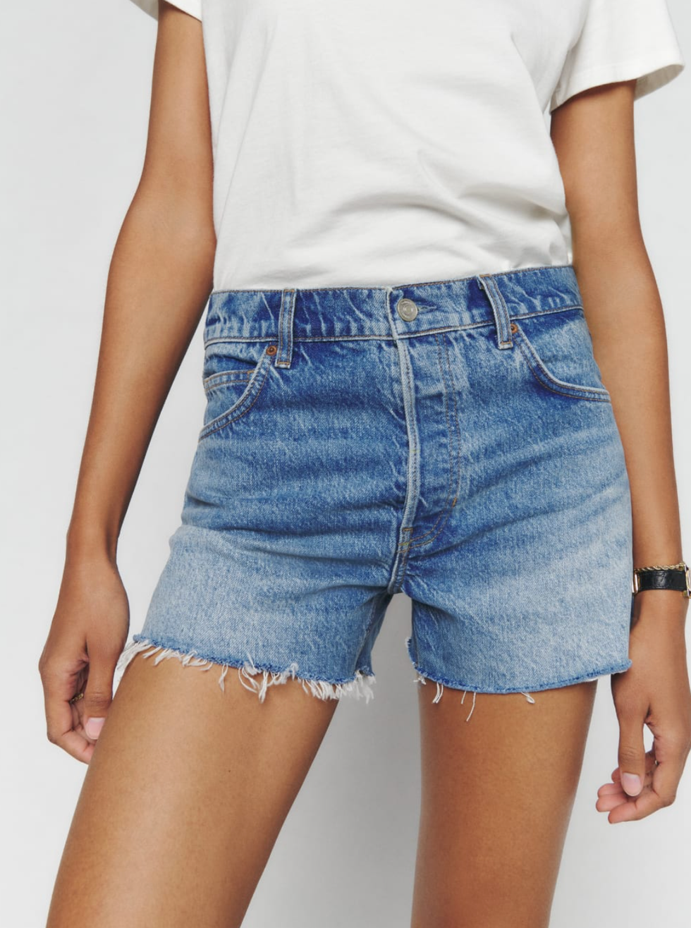 Charlene High Rise Jean Shorts