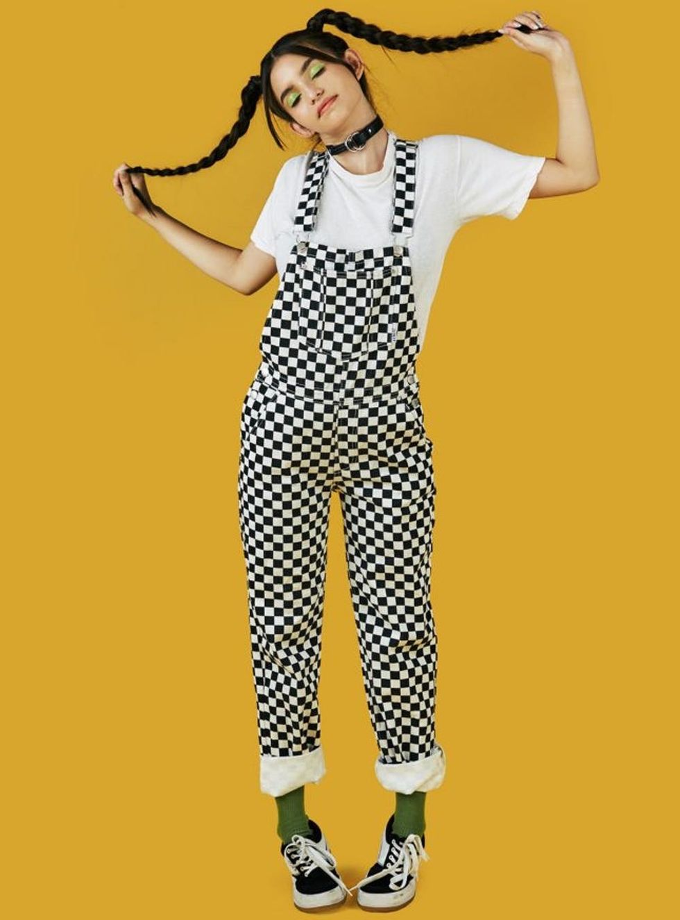 checkerboard-overalls