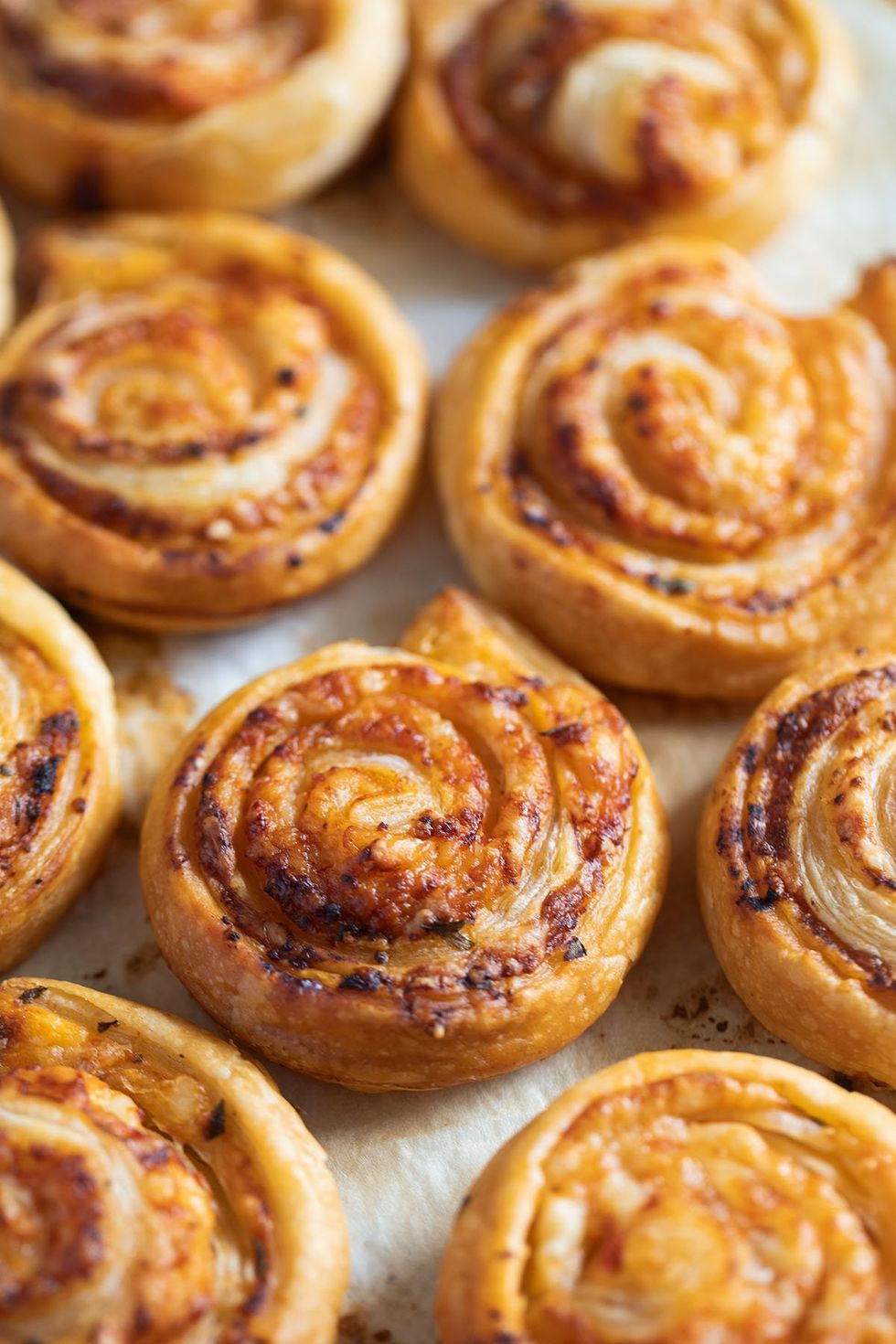 Cheese & Tomato Pinwheels