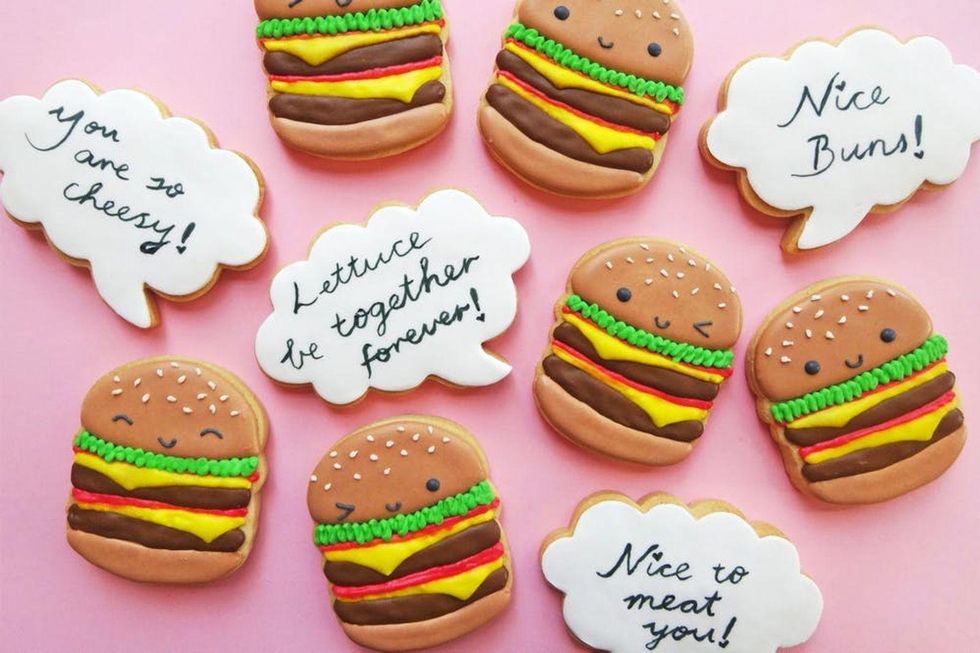 Cheesy Burger Cookies