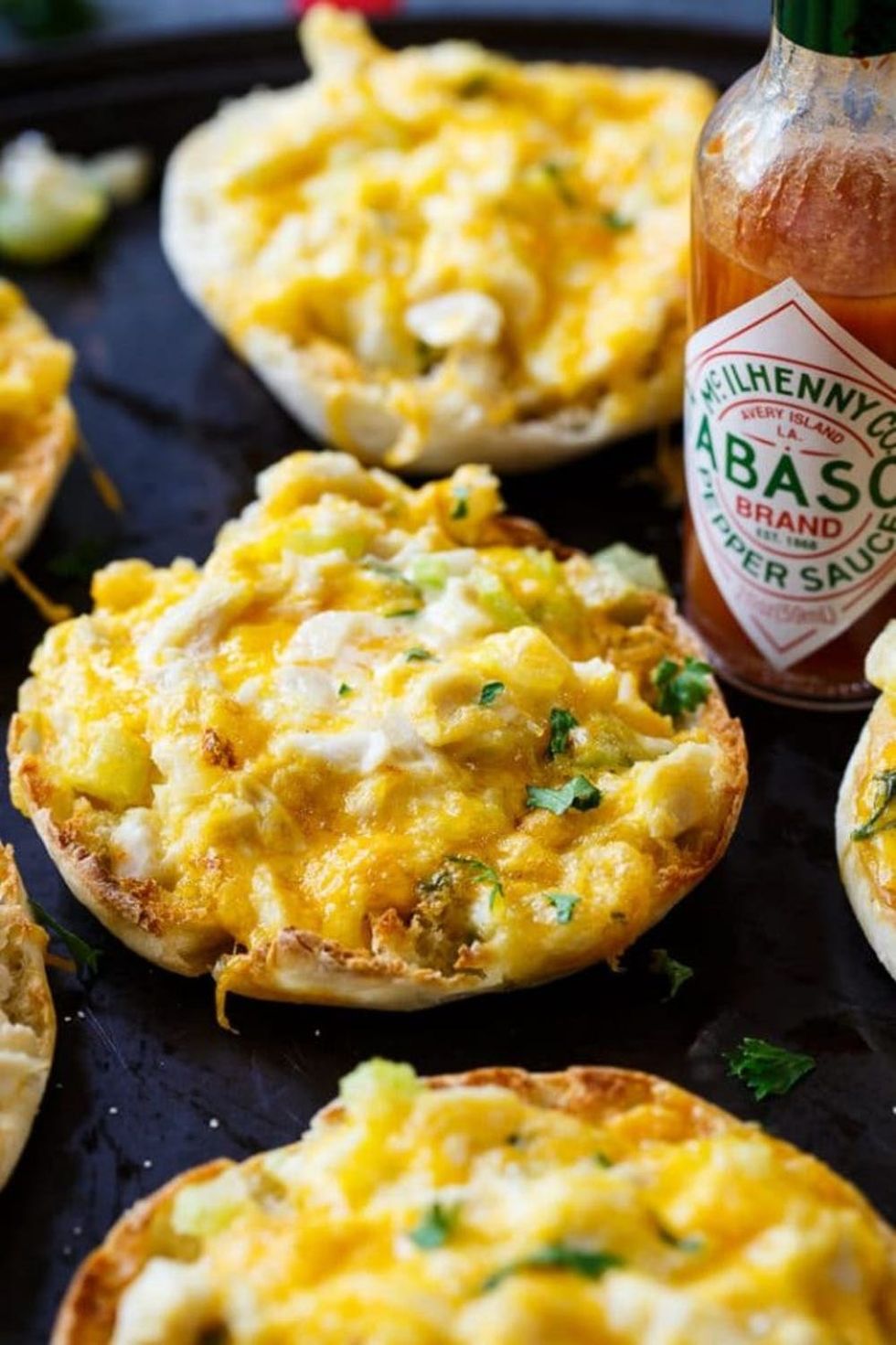 cheesy-english-muffin-crab-melts