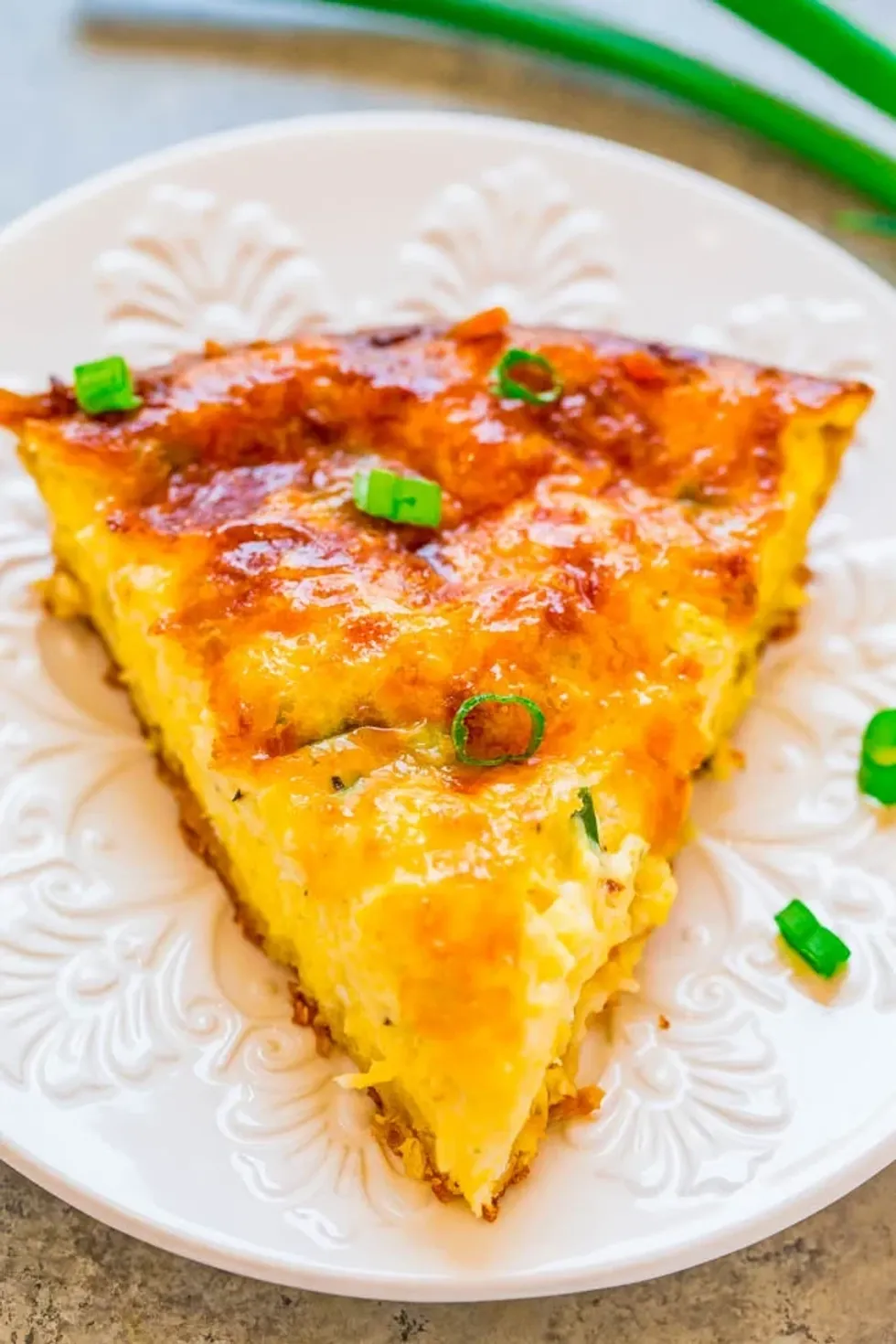 Cheesy Hash Brown Quiche
