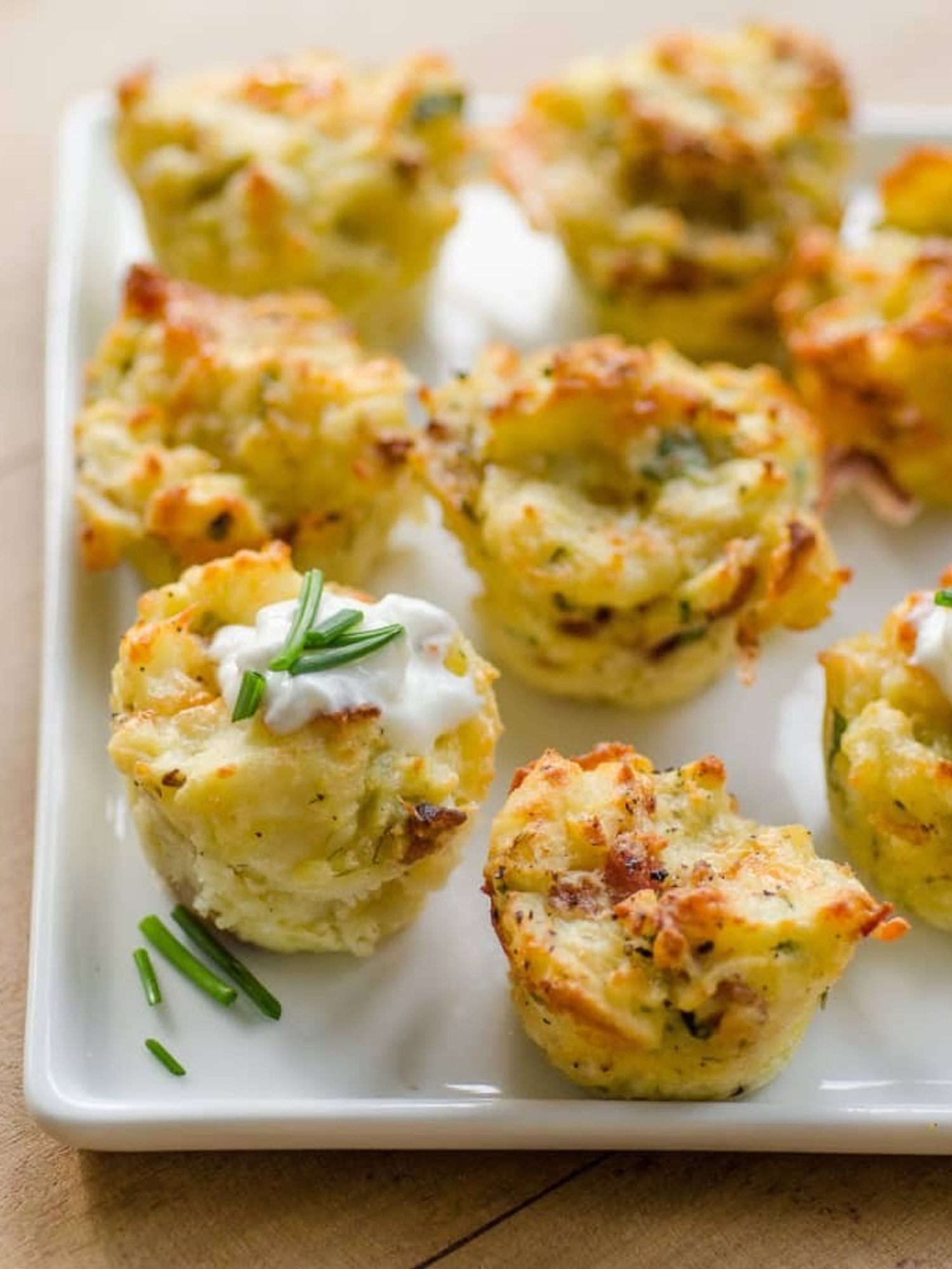 Cheesy Mashed Potato Puffs
