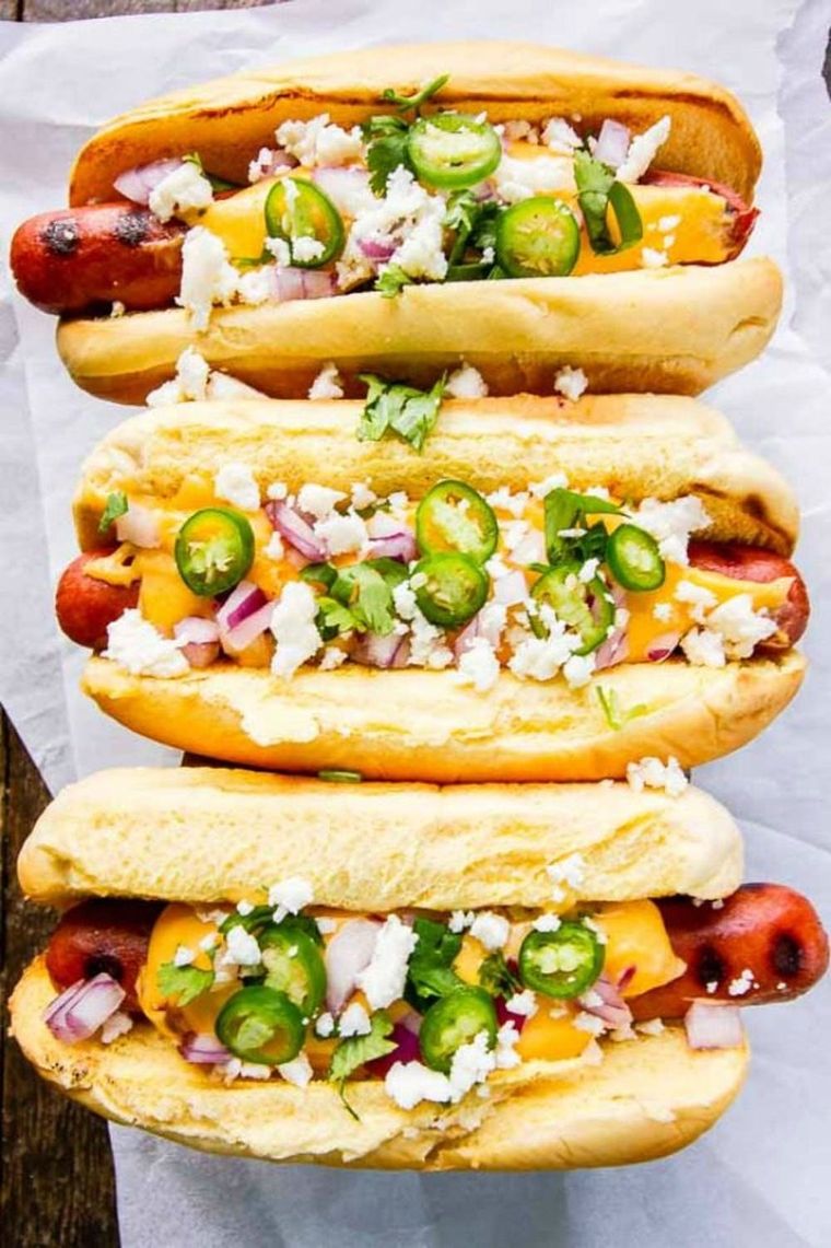 Gourmet Hot Dogs with Crispy Veggies