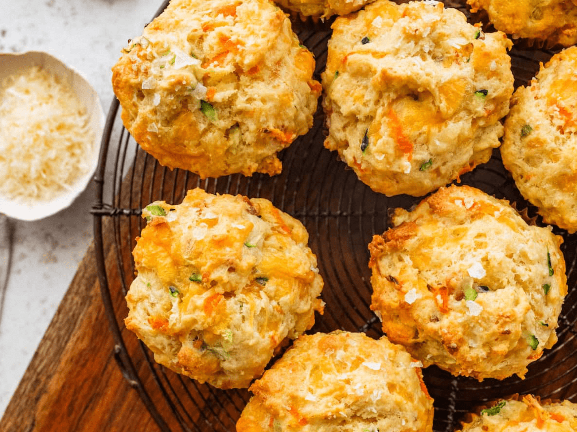 Cheesy Savory Muffins recipe