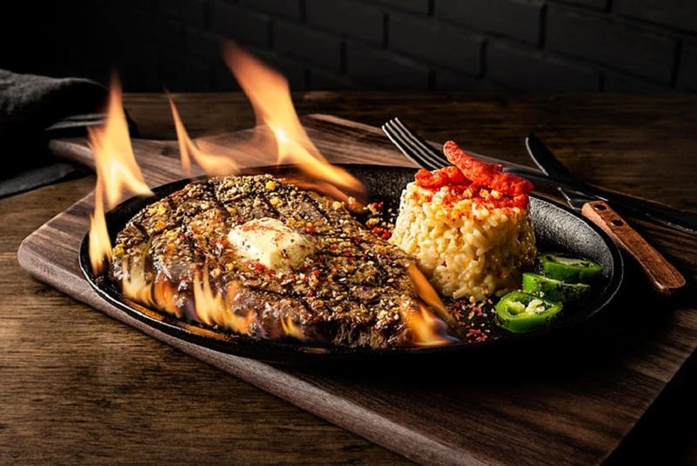 Cheetos Flamin' Hot Spot Steak