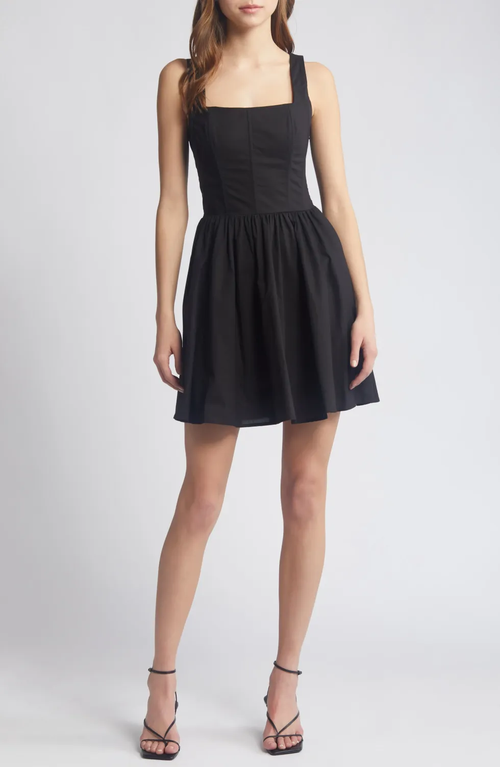 Chelsea28 Square Neck Corset Dress