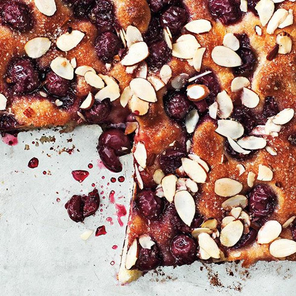 Cherry-Almond Foccacia