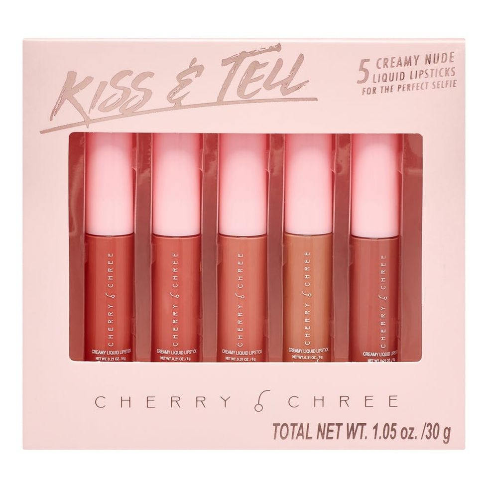 Cherry Chree Kiss & Tell Creamy Nude Liquid Lipstick Set