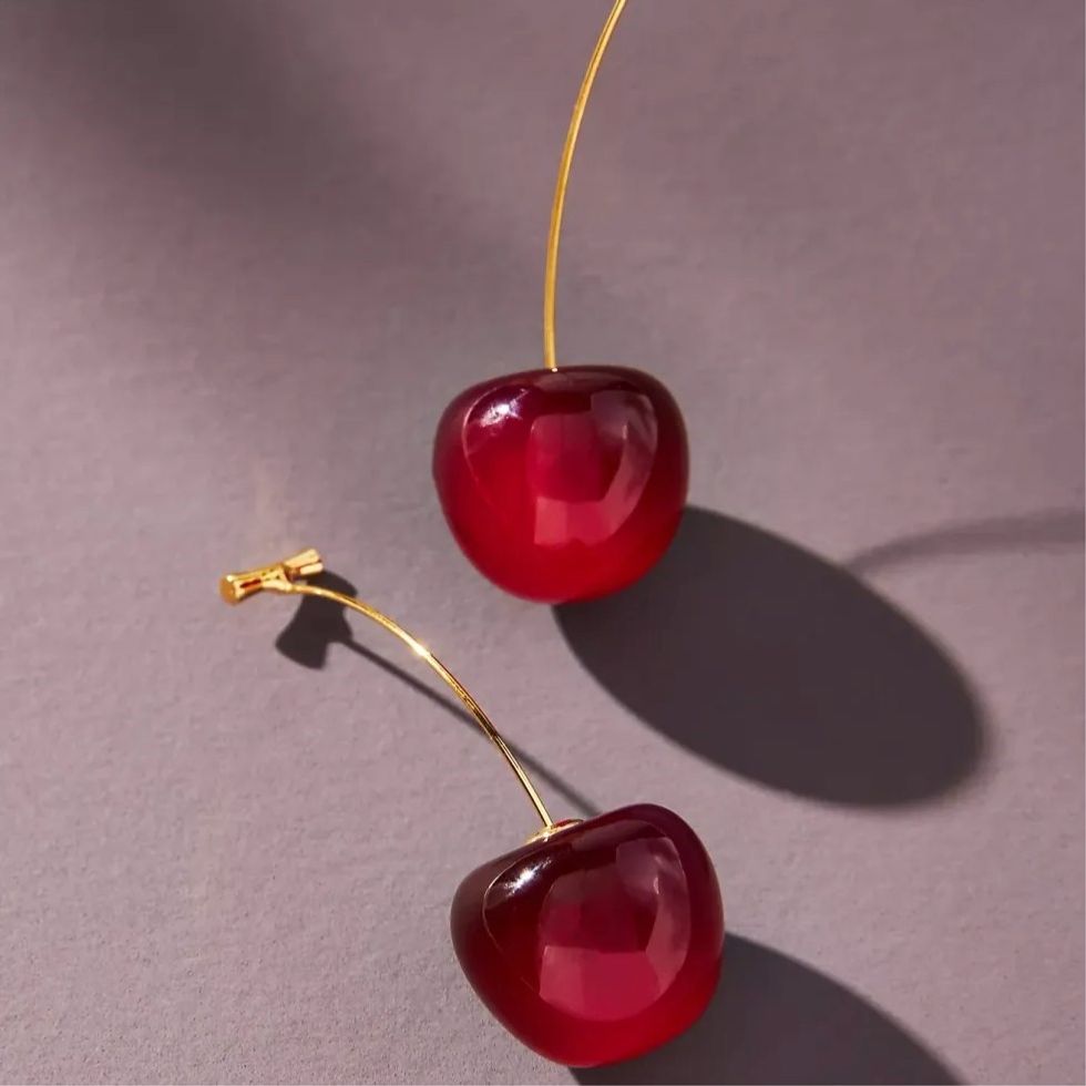 Cherry Drop Earrings