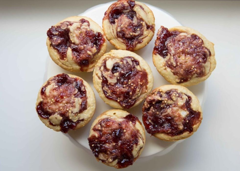 Cherry Jam Millet Muffins will make you a hit at the office.