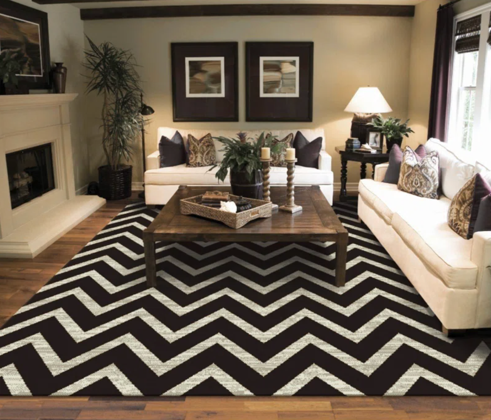 chevron rug