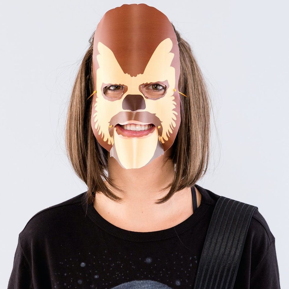 Chewbacca Mom Halloween Costume Mask