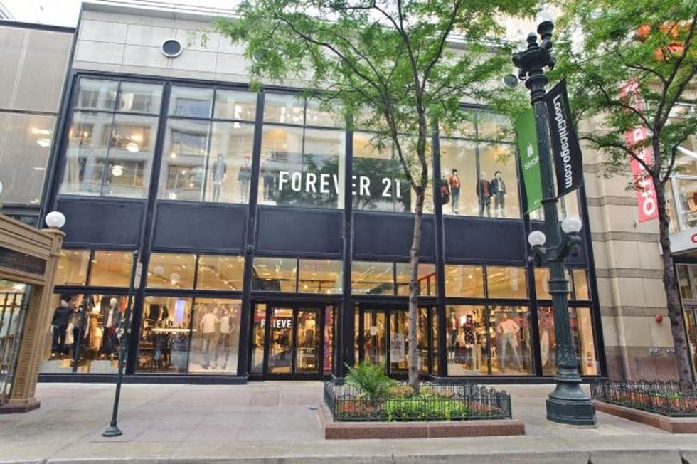 CHICAGO, IL - AUGUST 08: General atmosphere of the new Forever 21 store on South State Street on August 8, 2014 in Chicago, Illinois. (Photo by Timothy Hiatt/Getty Images for Forever 21)