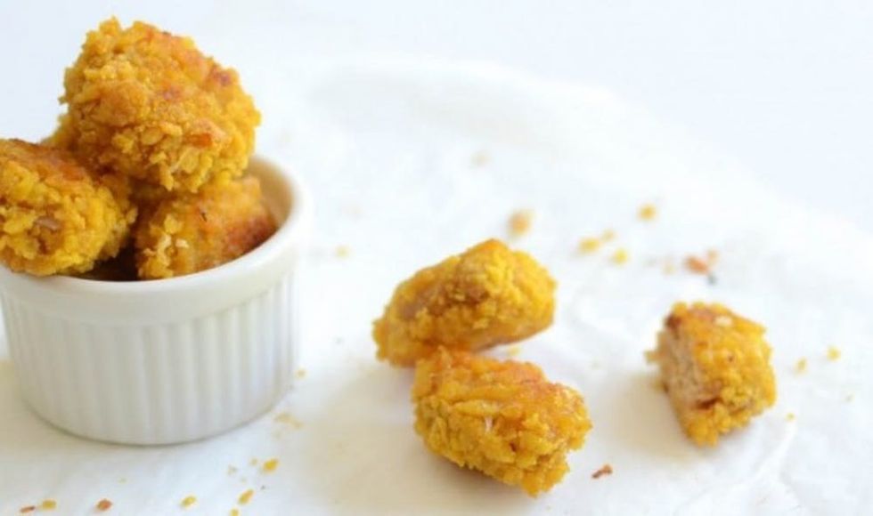 Chicken and Cannellini Bean Nuggets