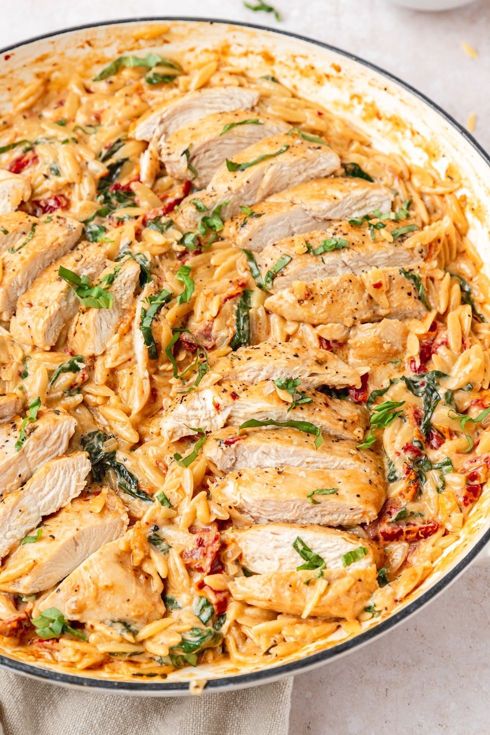 chicken and orzo
