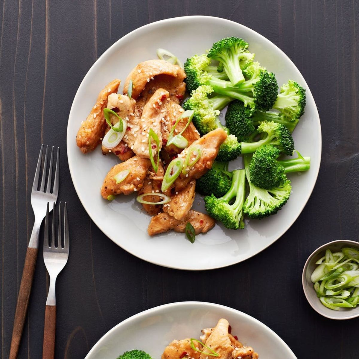Chicken breast with sesame seeds and fresh broccoli low carb recipes
